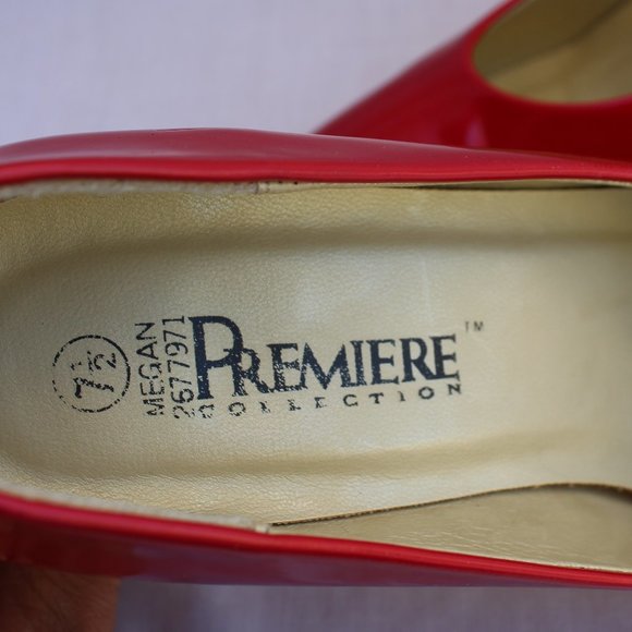 Premiere Collection Red Patent Heels - Picture 4 of 6